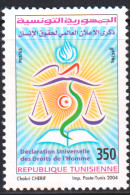 2004 -Tunisie/ Y&T 1530 - Commémoration De La Déclaration Universelle Des Droits De L’Homme  - MNH***** - Tunisie (1956-...)