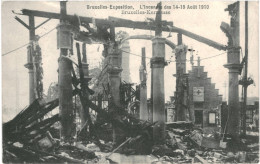 Carte Postale Belgique Bruxelles  Exposition De 1910 Incendie De Bruxelles Kermesse   VM72281 - Expositions Universelles