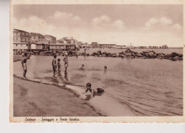 CROTONE  SPIAGGIA E PORTO VECCHIO  VG  1938 - Crotone