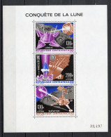 CENTRAFRIQUE BLOC  N° 5   NEUF SANS CHARNIERE COTE 10.00€   ESPACE LUNE - Centrafricaine (République)