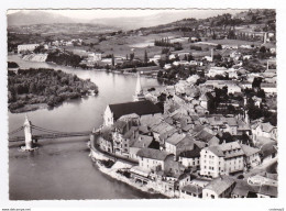 74 SEYSSEL N°22070 Le Pont Suspendu Sur Le Rhône Vue Générale VOIR DOS - Seyssel