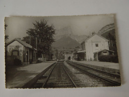 ISERE-CARTE PHOTO GARE DE CLELLES MENS PHOTO CHANTEPERDRIX - Clelles