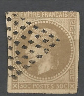 NAPOLEON N° 9 OBL Aminci Used - Napoléon III.