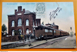 AULNOY-QUEVY  -  La Gare ( Frontière )   -  1909 - Quevy