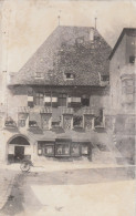 D5808) HALL In TIROL -sehr Alte FOTO AK - Riepenhausen 1913 - Geschäft Schaufenster Gebäude Alter Holzwagen - Hall In Tirol