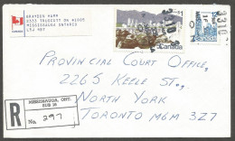 1977 Registered Cover $1.12 Vancouver/Parliament POCON Mississauga Sub 16 Ontario - Storia Postale