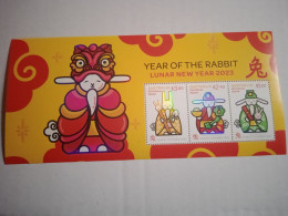 FF2 Australie Australia Christmas Island 2023 ** Zodiac Lunar New Year Horoscope Chinois Année Du Lapin Rabbit - Unused Stamps