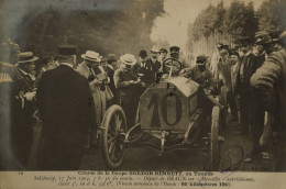 Automobile (Rally) Salzbourg Coupe Gordon Bennett Taunus (1904) No. 14  Depart De Braun  (Mercedes) 1905 Rare - Rally Racing