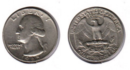 Etats Unis  Quarter Dollar 1965 ; USA - 1932-1998: Washington