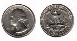 Etats Unis  Quarter Dollar 1974 ; USA - 1932-1998: Washington