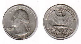 Etats Unis  Quarter Dollar 1978 ; USA - 1932-1998: Washington