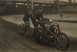 Cyclisme Les Sports Nos Stayers (Motorbike) Grosse Entratne Park Anzani 1905 - Radsport