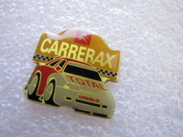 RARE  PIN'S    CITROËN  AX   CARRERAX    TOTAL - Citroën