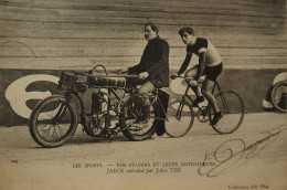 Cyclisme Les Sports Nos Stayers (Motorbike) Jaeck Entraine Par Jules The  1905 - Radsport
