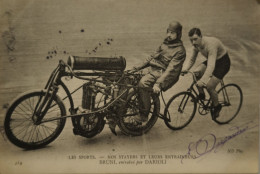 Cyclisme Les Sports Nos Stayers (Motorbike) Bruni Entraine Par Darioli  1905 - Cycling