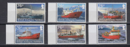 British Antarctic Territory (BAT) Royal Research Ships 6v ** Mnh (VA157) - Ongebruikt