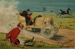 Automobile (Humor) By Donadini Jr. 1907 No 1. Used In CH. - Altri & Non Classificati