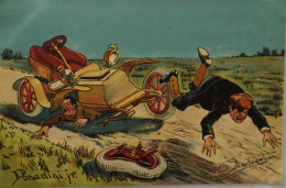 Automobile (Humor) By Donadini Jr. 1907 No 4. Used In CH. - Autres & Non Classés