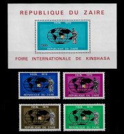 CONGO ZAIRE STAMP - 1979 The 6th International Fair, Kinshasa SET + MINISHEET MNH (NP#01) - Nuovi