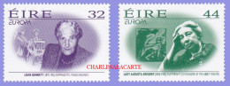 EIRE IRELAND 1996  EUROPA  FAMOUS WOMEN  HB 754-755  U.M. - Neufs