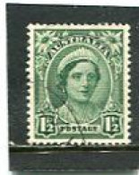 AUSTRALIA - 1949  1 1/2d  QUEEN  NO WMK  FINE USED - Used Stamps