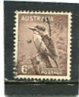 AUSTRALIA - 1948  6d  KOOKABURRA  NO WMK  FINE USED - Used Stamps
