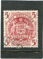 AUSTRALIA - 1949  5s  ARMS  FINE USED - Gebruikt