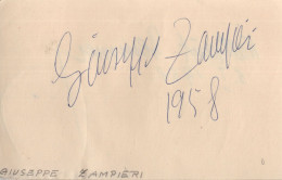 Giuseppe Zampieri Waltraut Demmer Old Opera Hand Signed Autograph - Zangers & Muzikanten