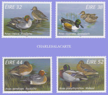 EIRE IRELAND 1996   FRESHWATER DUCKS  HB 774-777  U.M. - Neufs