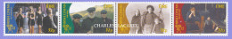 EIRE IRELAND 1996   IRISH CINEMA CENTENARY SE TENANT STRIP  HB 778-781  U.M. - Neufs