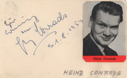 Per Grunden Swedish Opera Singer Heinz Conrade Hand Signed Autograph - Cantantes Y Musicos