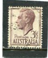 AUSTRALIA - 1951  3 1/2d  KGVI   FINE USED - Usati