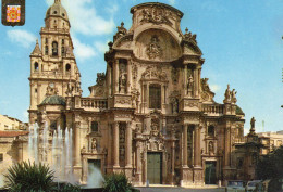 MURCIA, FACADE DE LA CATHEDRALE COULEUR REF 11458 SOM - Murcia