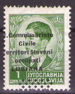 LUBIANA - Italian Occupation - 1941 - Italian Occupation Of Slovenia, Mi 21 -  MOVED OVERPRINT - MNH**VF - Ljubljana