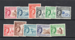 SOMALILAND - 1953- QE II DEFINITIVES VALS TO 5/- MINT HINGED - VERY FINE SG CAT £110 - Somaliland (Protectorat ...-1959)