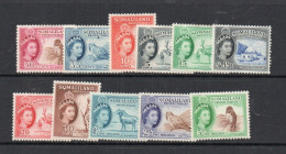 SOMALILAND - 1953- QE II DEFINITIVES VALS TO 5/- MINT HINGED - VERY FINE SG CAT £110 - Somaliland (Herrschaft ...-1959)