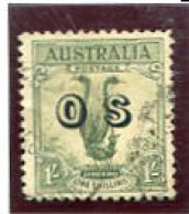 AUSTRALIA - 1932   1s  LYRE  OVERPRINTED  OS   FINE USED  SG  O136 - Officials