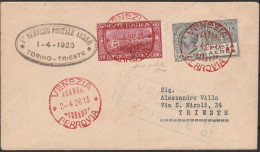 Lotto 88 - 1/4/1923 - Aerogramma Venezia-Trieste. SPL - Poststempel (Flugzeuge)