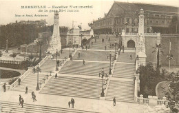 07.10.2023 B -   MARSEILLE Escalier Monumental De La Gare St Charles - Estación, Belle De Mai, Plombières