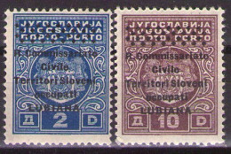 LUBIANA - Italian Occupation - 1941 - Italian Occupation Of Slovenia, PORTO - Mi 8,10 - MNH**VF - Ljubljana