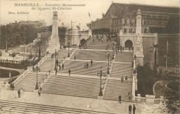 07.10.2023 B -   MARSEILLE Escalier Monumental De La Gare St Charles - Quartier De La Gare, Belle De Mai, Plombières