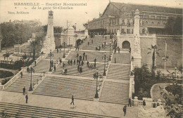 07.10.2023 B -   MARSEILLE Escalier Monumental De La Gare St Charles - Quartier De La Gare, Belle De Mai, Plombières