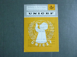 1960 1153/1158  FR.postfolder (15 X 22) Met 1édag Stempel Op Zegel: " Unicef " - 1951-1960