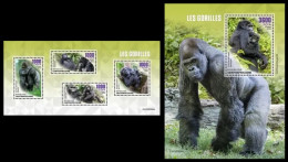 Central Africa 2023 Gorillas. (206) OFFICIAL ISSUE - Gorilas