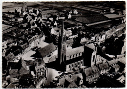 29 PLOUESCAT - Vue Aérienne - Place De L'Eglise Et Les Halles - Plouescat