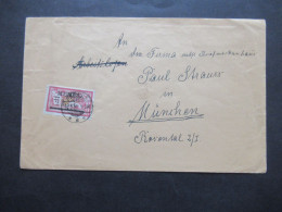 Memel 14.2.1922 Mi.Nr.28 EF Auf Brief Nach München - Klaipeda 1923