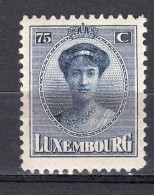 Q2836 - LUXEMBOURG Yv N°156 * - 1921-27 Charlotte Voorzijde