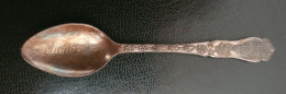 Belle Cuillère Souvenir En Argent Massif Poinçonné (sterling) "Montréal (Canada)" Cuiller - Silver Spoon - Cucchiai