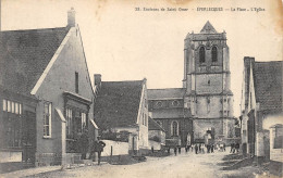 CPA 62 ENVIRONS DE SAINT OMER EPERLECQUES LA PLACE L'EGLISE - Saint Omer