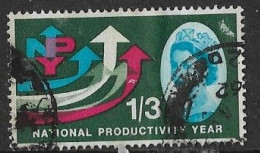 GB 1962 QE Ll NATIONAL PRODUCTIVITY YEAR 1/3d PHOPHOR - Usati